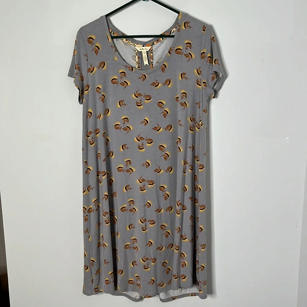 Matilda Jane Write it Down Floral Shirt Dress - Picture 2 of 6